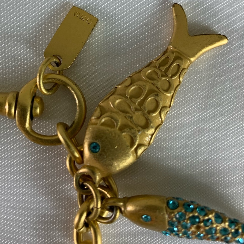 NEW $750 LIMITED EDITION COLLECTIBLE COACH BEACH STARFISH Y2K CHARM BRACELET - Picture 11 of 11